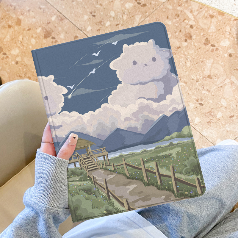 适用于ipad书本式硅胶保护套