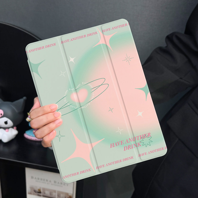 适用于ipad三折硅胶保护壳防摔