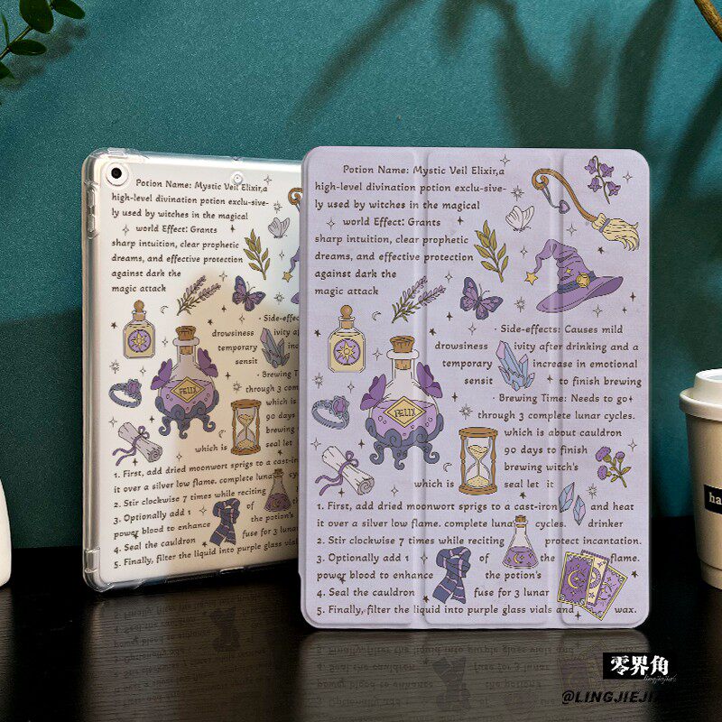 女巫药水适用于华为matepad11保护套带笔槽2025新款matepadpro平板保护壳10.4寸荣耀平板7硅胶全包pro11三折