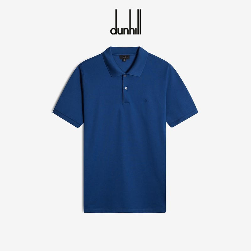 dunhill登喜路男士ad标识短袖 polo 衫休闲轻薄简约通勤运动秋冬
