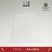 dunhill登喜路男士 短裤 白色轻盈亚麻 Gurkha