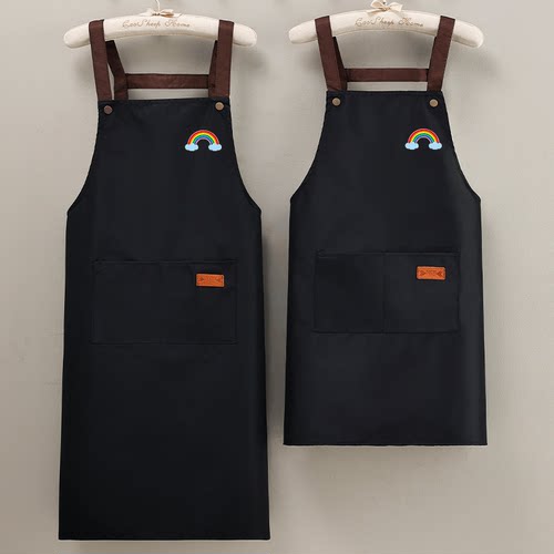 围裙防油防水家用厨房餐饮