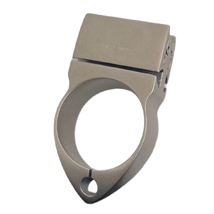 无架指环弹弓蝴蝶夹片扁皮皮筋专用龙齿暗扣全钛合金数控速射户外