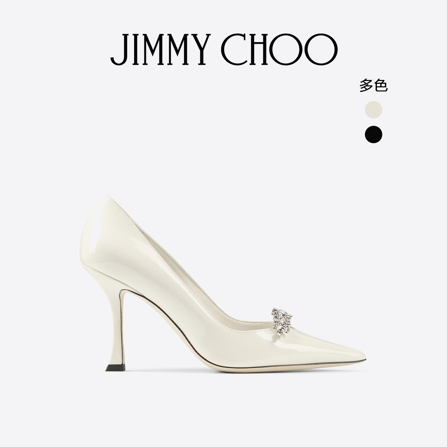 [新年礼物]JIMMY CHOO/BELINDA PUMP 90 女士 拿铁色漆皮高跟鞋,女鞋,浅口单鞋,淘宝优惠券,粉丝福利购,淘宝优惠卷