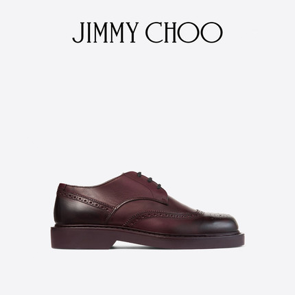 [圣诞礼物]JIMMY CHOO/ROWAN BROGUE DERBY 男士 德比鞋