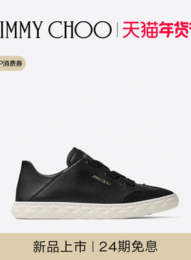 JIMMY CHOO/DIAMOND LIGHT FLEX F 女士黑色运动休闲鞋