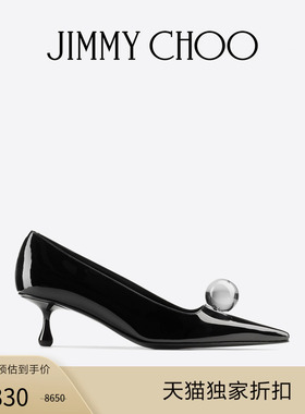 [限时折扣]JIMMY CHOO/ORB PUMP 女士圆球饰滴跟高跟鞋小高跟JC