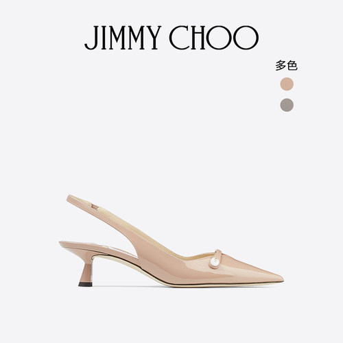 JIMMYCHOO/浅咖色漆皮高跟鞋