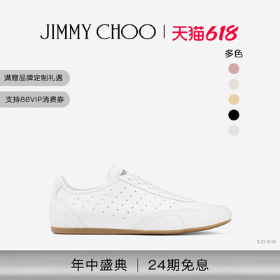 [2026夏季系列]JIMMY CHOO/SUNNY F 女士 皮革混搭休闲鞋