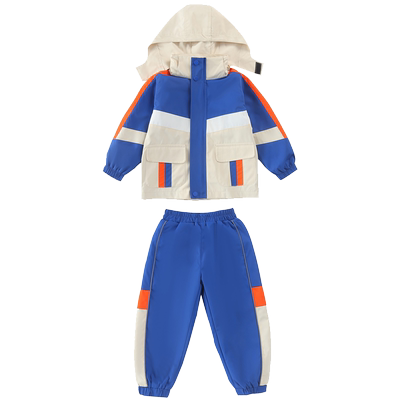 幼儿园园服春秋装新款冲锋衣三件套小学生校服运动服套装儿童班服