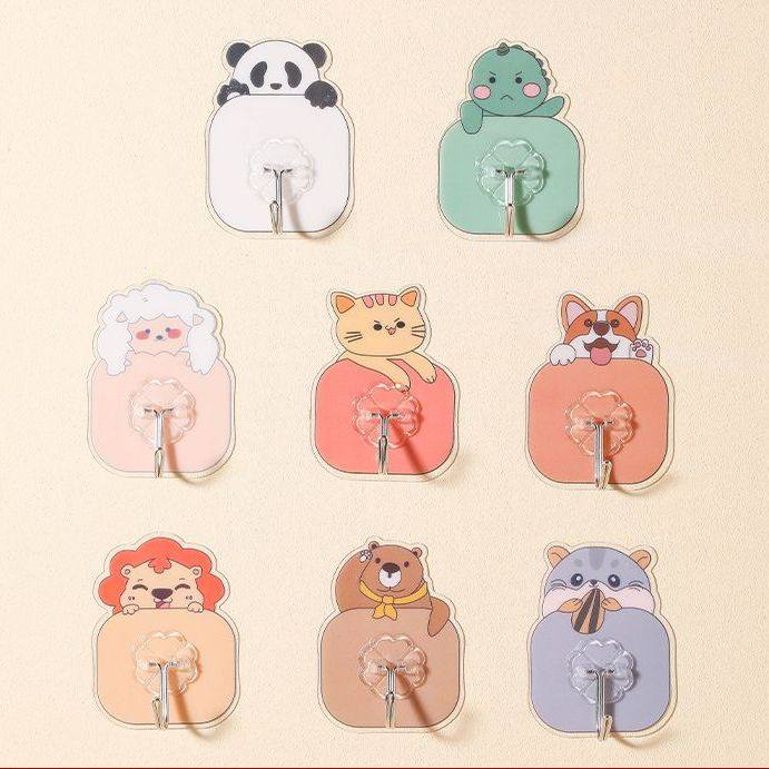 粘钩强力粘胶墙壁挂墙上承重动物无痕宿舍墙面免打孔钩子粘贴挂钩,收纳整理,挂钩/粘钩,淘宝优惠券,粉丝福利购,淘宝优惠卷