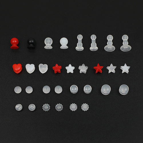 diy饰品配件耳堵 TPE耳饰耳迫耳钉耳环耳帽耳塞防掉耳针耳背