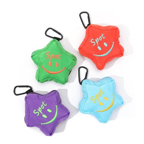 新款户外糖果色海星耳机包可爱零钱包钥匙包包挂件可印便携收纳包