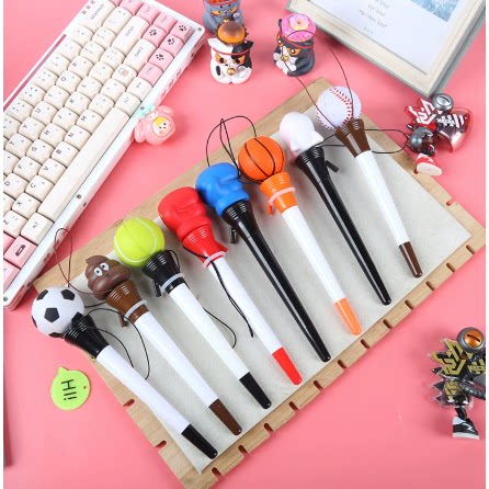 创意弹力球圆珠笔可爱个性pu慢回弹拳头造型笔学生减压文具礼品笔