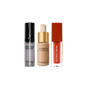 韩国MORCANCOS摩肯臻采丝柔精华粉底液隔离霜唇膏釉小中样旅行装