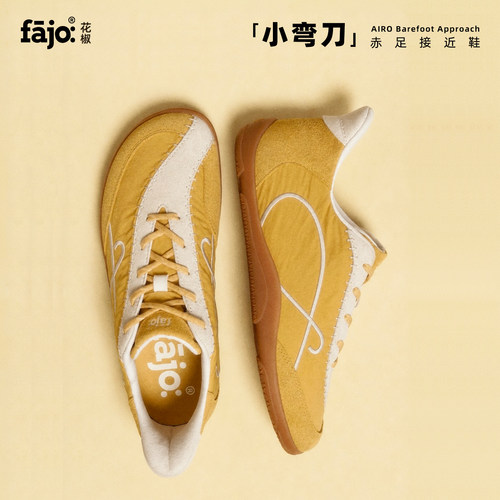 fajo花椒星球小弯刀接近鞋男女赤足时尚复古平底一脚蹬四季