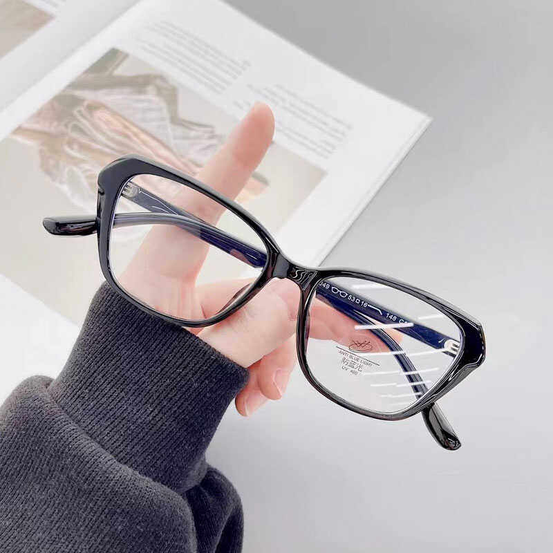 复古欧美风辣妹多边形TR猫眼眼镜女时尚街拍素颜平光镜配近视蓝光,ZIPPO/瑞士军刀/眼镜,定制成品光学镜,淘宝优惠券,粉丝福利购,淘宝优惠卷