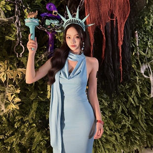 万圣节美国自由女神cos服自由女神火炬头箍美国独立日cosplay套装