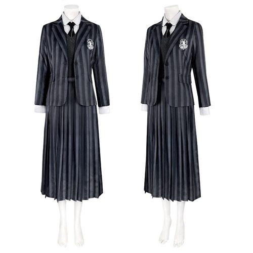 亚当斯一家星期三cos服同款校服