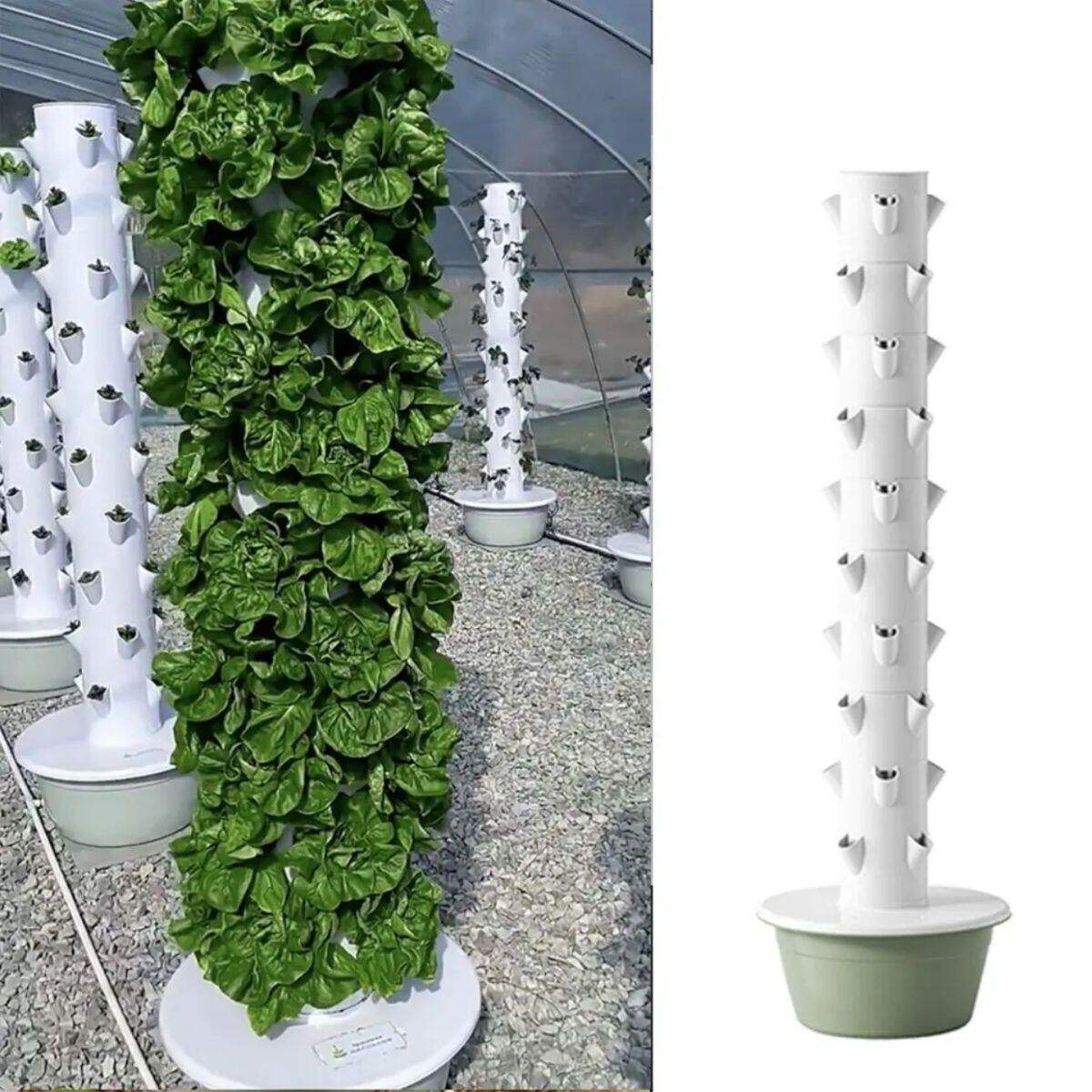 简约落地水培塔智能阳台蔬菜种植机无土栽培家庭必备室内田园家用