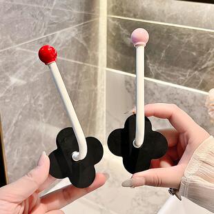 发饰发圈收纳墙上发箍发圈发夹收纳层架化妆室皮筋发圈免打孔挂钩