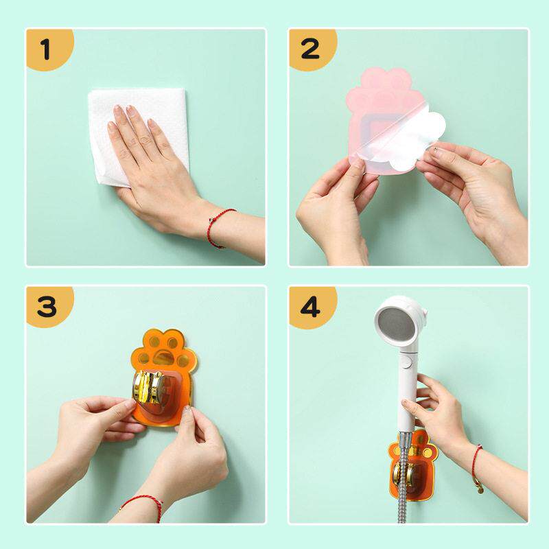 免打孔花洒支架摇头可调节浴室喷头淋浴万向固定座莲蓬头支架现货