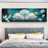 Бриллиантовый лебедь, инкрустировано бриллиантами, коллекция 2023, легкий роскошный стиль