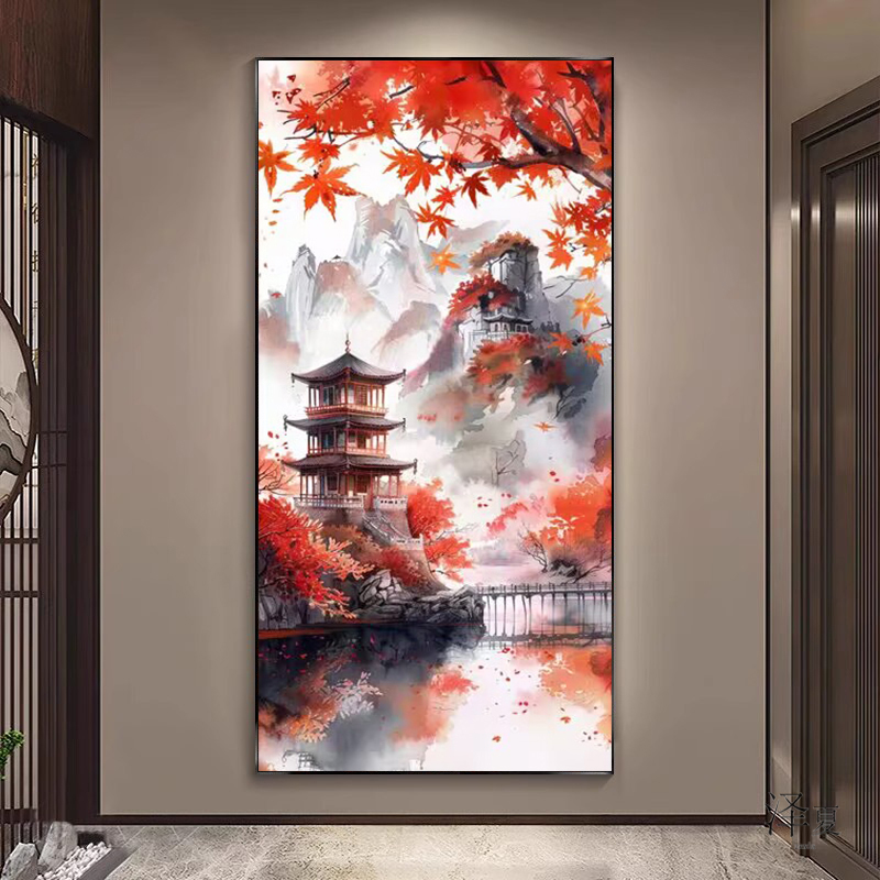 玄关鸿运当头5d钻石画满钻新款