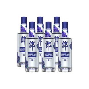 郎酒45度浓酱兼香型顺品郎480蓝顺480ml 6瓶四川光瓶白酒口粮酒