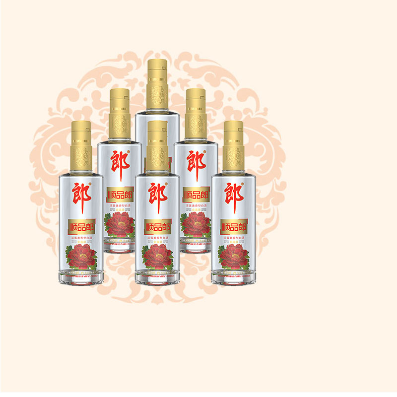 郎酒 金盖顺品郎480浓酱兼香型45度光瓶白酒6瓶纯粮口粮酒非整箱