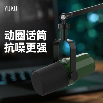 动圈麦有线心形指向直播录音游戏