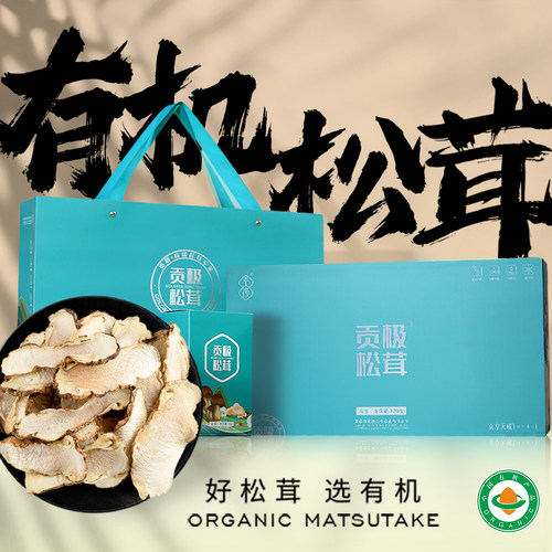 贡极松茸干货120g送礼高端礼盒
