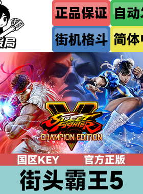 Steam正版游戏 街头霸王5 国区CDK激活码 街霸5 Street Fighter V