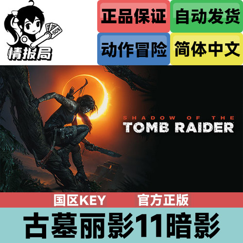steam游戏古墓丽影暗影国区key