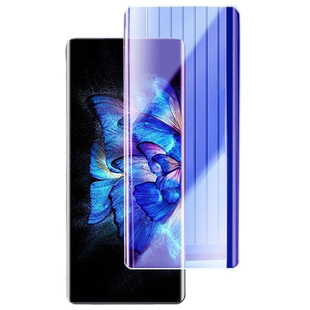 适用vivoS18/S18pro钢化膜vivo s18曲屏s18pro手机膜全屏覆盖防爆玻璃保护膜无边全胶UV膜水凝膜黑边全包贴膜