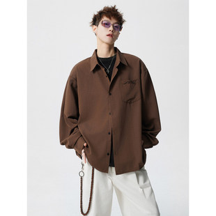 No Need Indeed港仔文艺男bdls无界GOODBAI冰丝防晒透气长袖衬衫