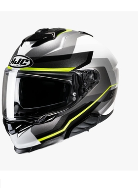 HJC进口i71双镜片防雾全盔夸塔拉罗联名款旅行加长内镜片黑色男女