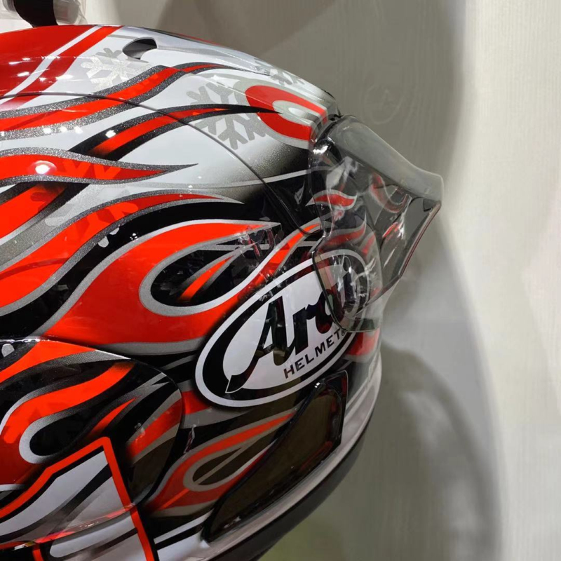 日本RX-7X头盔尾翼arai加装