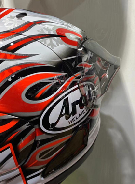 日本原厂进口arai rx-7x 头盔黑色原装配件加装改装 大尾翼运动版