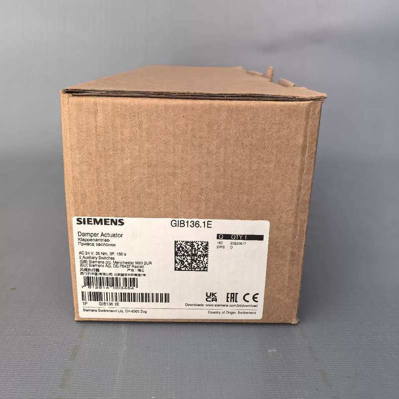 请议价-【全新原装正品】GIB136.1E西门子风阀执行器