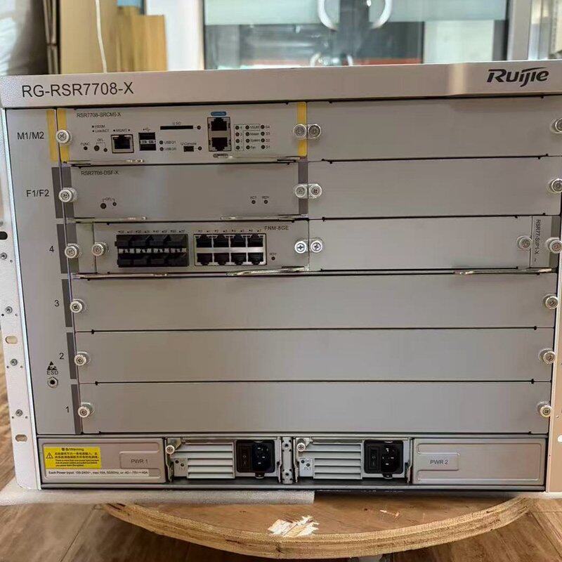 请议价-路由器RG-RSR7708-X,V1.10版本。9成新。