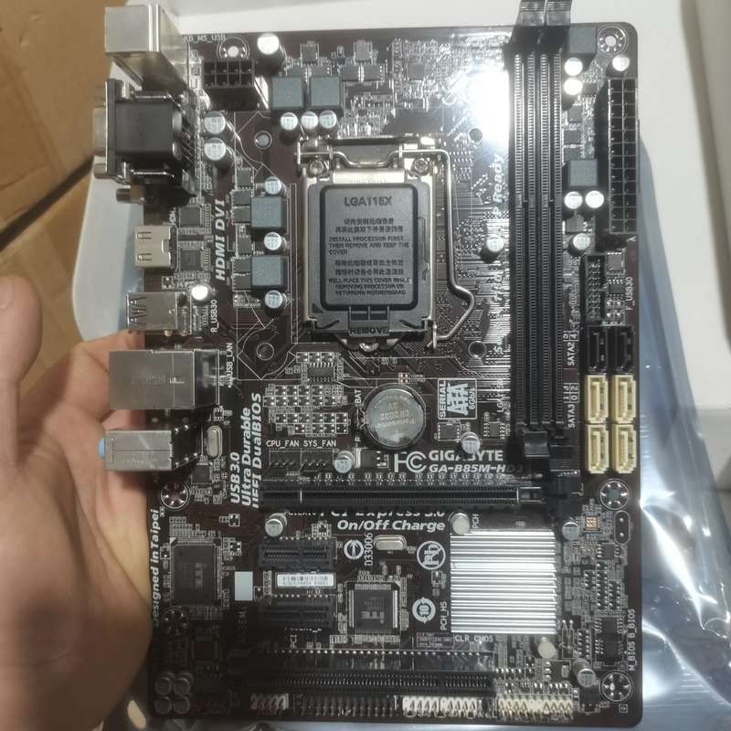 请议价-库存充新技嘉B85M-HD3主板!