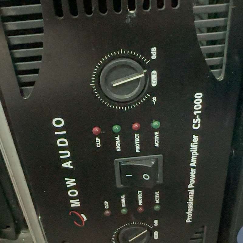 请议价-MOW AUDIO 唐龙太极嘉辉CS-1000专业大功率功放