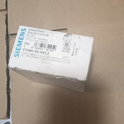请议价-西门子3TH80 40-0XC2继电器，24V AC，4NO