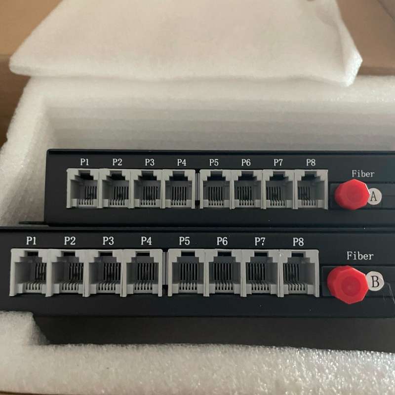 请议价-8路光端机 ,全新的未拆封的,工程项目剩余7对。有FC口