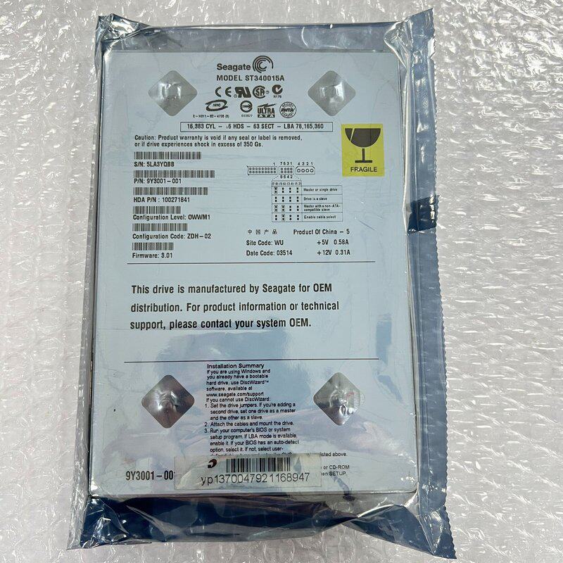 请议价-Seagate/希捷 ST340015A 40G IDE接口