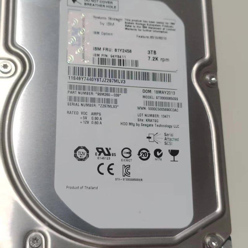 请议价-希捷SAS 6Gb/s企业级3T硬盘， 145个。有老