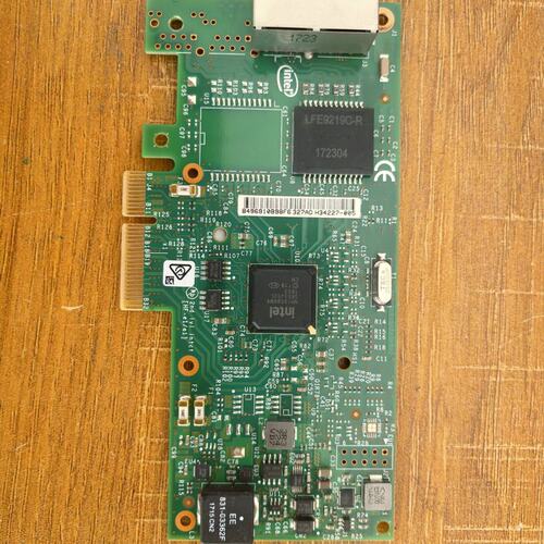 请议价-原装拆机Intel I350-T2带蓝标双口千兆网卡 PCI