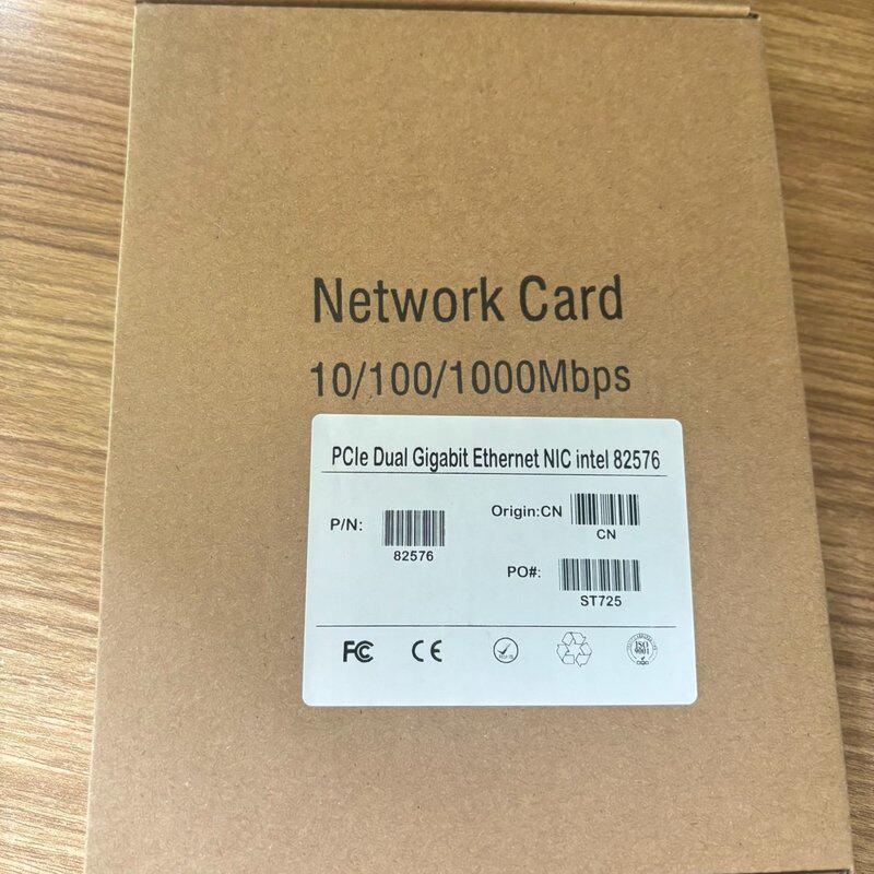 请议价-全新Intel 82576双口千兆PCIe网卡 软路由/服务