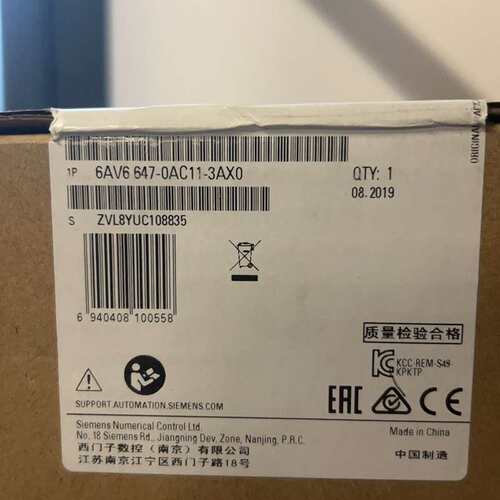 请议价-6AV6 647-0AC11-3AX0西门子